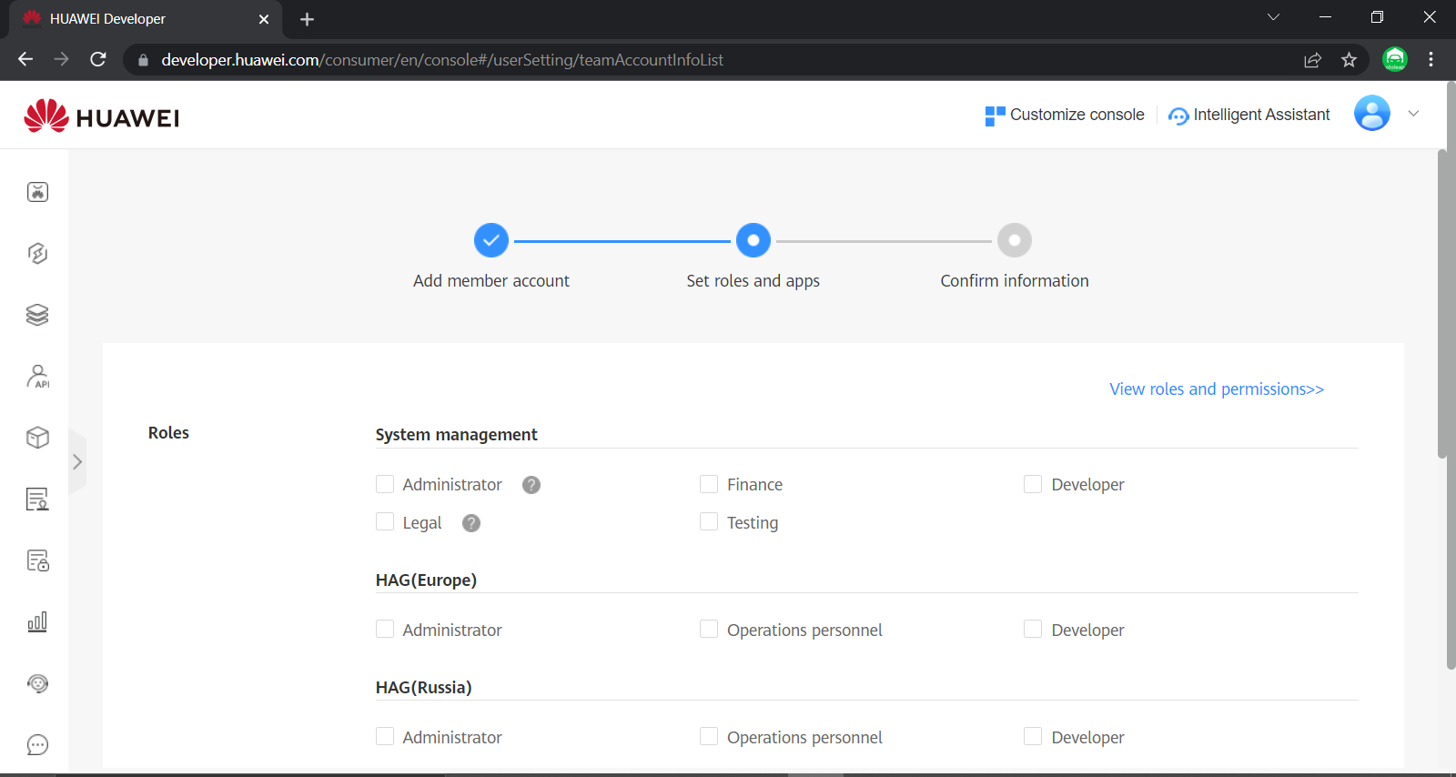 huawei-team-account-set-roles