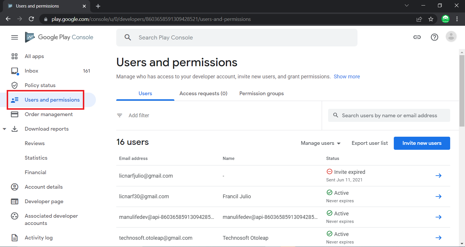 google-users-and-permissions